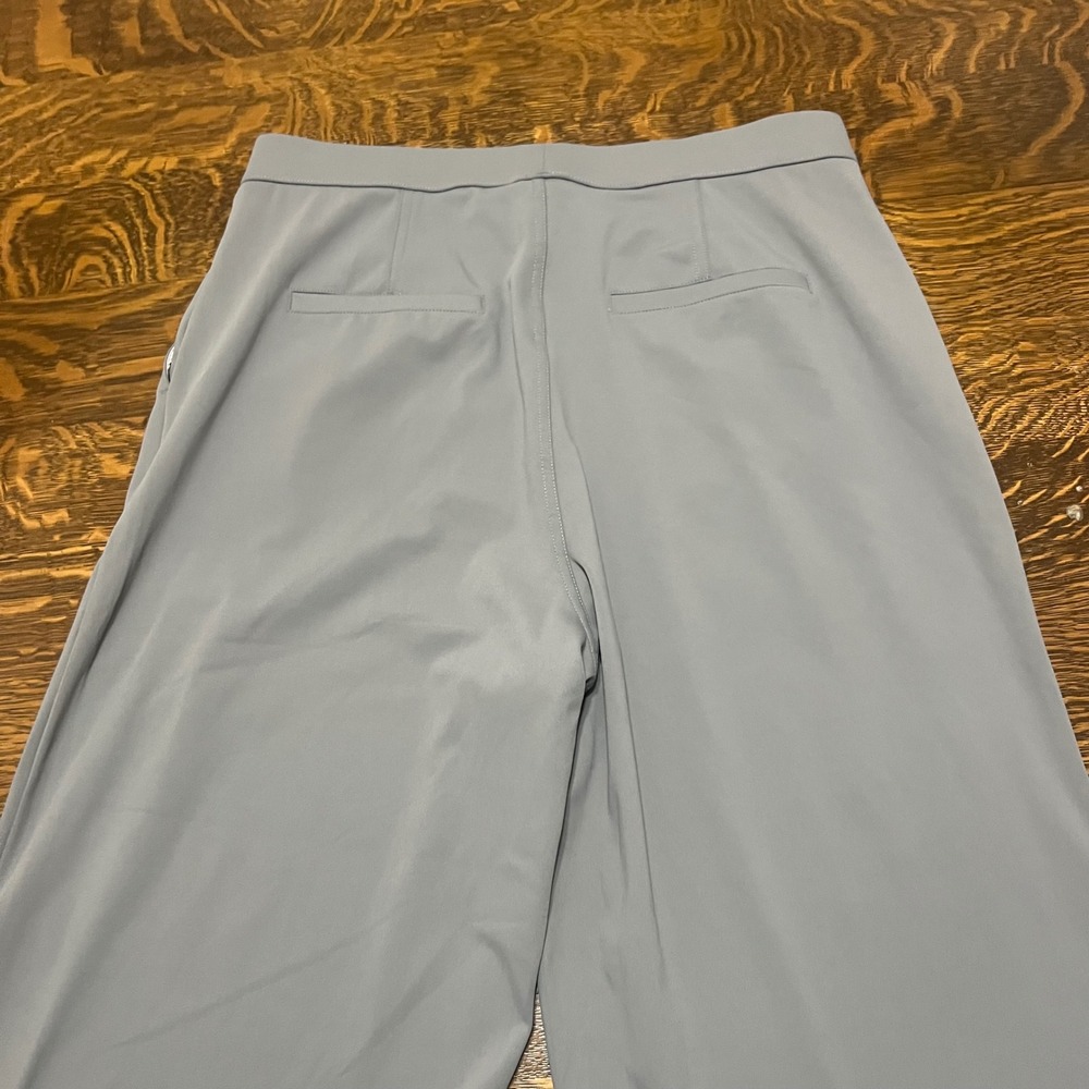 Halara Wide Leg Pants Womens Large Tall Gray High Waisted Stretchy Trousers - Picture 5 of 9